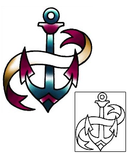 Anchor Tattoo Tattoo Styles tattoo | BKF-00898