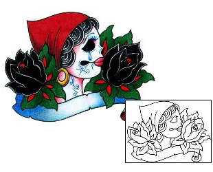 Day of the Dead Tattoo Tattoo Styles tattoo | BKF-00954