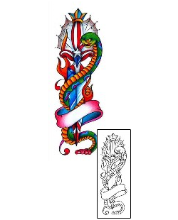 Banner Tattoo Tattoo Styles tattoo | BKF-00991