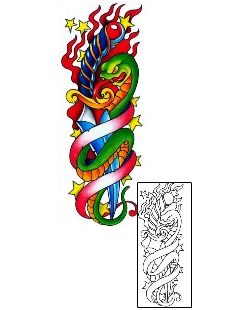 Reptile Tattoo Tattoo Styles tattoo | BKF-00993