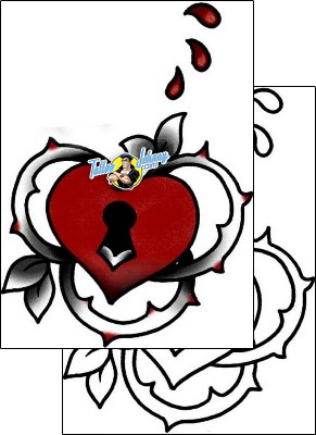 Heart Tattoo for-women-heart-tattoos-captain-black-bkf-01043