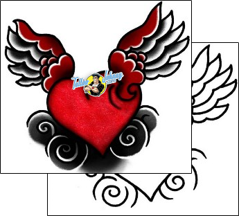 Heart Tattoo for-women-heart-tattoos-captain-black-bkf-01066