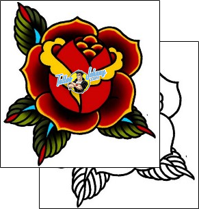 Rose Tattoo plant-life-rose-tattoos-captain-black-bkf-01070