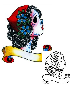 Day of the Dead Tattoo Tattoo Styles tattoo | BKF-01092