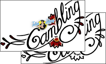 Gambling Tattoo gambling-tattoos-captain-black-bkf-01114