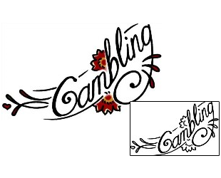 Gambling Tattoo Tattoo Styles tattoo | BKF-01114