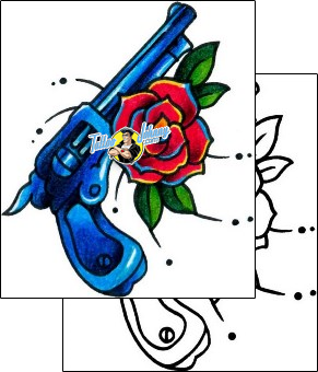 Rose Tattoo plant-life-rose-tattoos-captain-black-bkf-01120