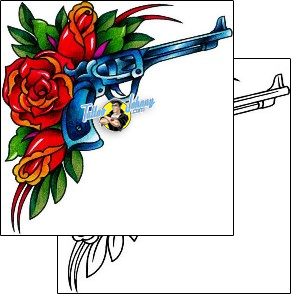 Rose Tattoo plant-life-rose-tattoos-captain-black-bkf-01121