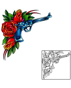 Gun Tattoo Tattoo Styles tattoo | BKF-01121