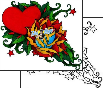 Heart Tattoo for-women-heart-tattoos-captain-black-bkf-01140
