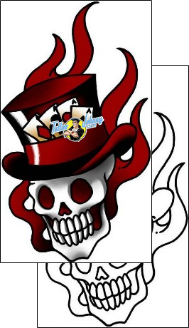 Card Tattoo gambling-cards-tattoos-captain-black-bkf-01169