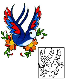 Swallow Tattoo Tattoo Styles tattoo | BKF-01178