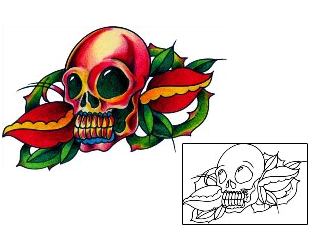 Skull Tattoo Tattoo Styles tattoo | BKF-01205