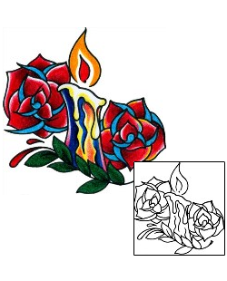 Candle Tattoo Tattoo Styles tattoo | BKF-01252