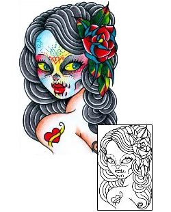 Woman Tattoo Tattoo Styles tattoo | BKF-01261