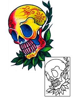 Day of the Dead Tattoo Tattoo Styles tattoo | BKF-01265