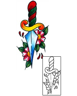 Dagger Tattoo Tattoo Styles tattoo | BKF-01281