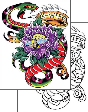 Scary Tattoo plant-life-flowers-tattoos-brandon-lewis-blf-00023