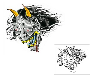 Asian Tattoo Horror tattoo | BLF-00027