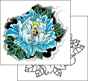 Flower Tattoo plant-life-flowers-tattoos-brandon-lewis-blf-00030