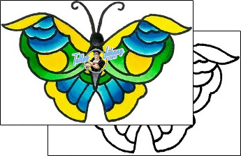 Butterfly Tattoo insects-butterfly-tattoos-brandon-lewis-blf-00043