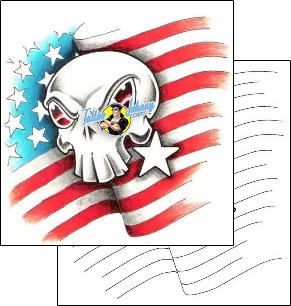 Flag Tattoo horror-tattoos-brandon-miller-bmf-00016