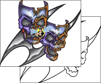 Skull Tattoo horror-skull-tattoos-brant-norman-bnf-00060