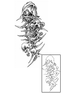 Skull Tattoo Horror tattoo | BNF-00115