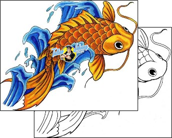 Fish Tattoo marine-life-fish-tattoos-tailbones-bof-00021