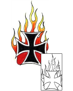 Iron Cross Tattoo Miscellaneous tattoo | BOF-00027