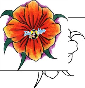 Flower Tattoo plant-life-flowers-tattoos-bones-bof-00036