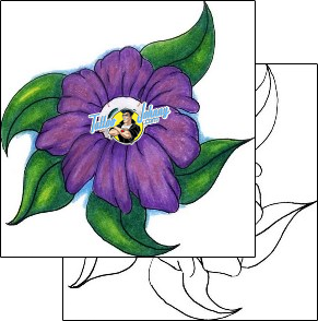 Flower Tattoo plant-life-flowers-tattoos-bones-bof-00047