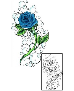 Rose Tattoo Plant Life tattoo | BOF-00078