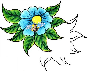 Flower Tattoo plant-life-flowers-tattoos-bones-bof-00082