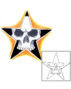 Star Tattoo Horror tattoo | BOF-00088
