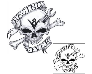 Evil Tattoo Racing Fever Tattoo