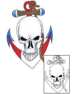 Anchor Tattoo Horror tattoo | BOF-00136