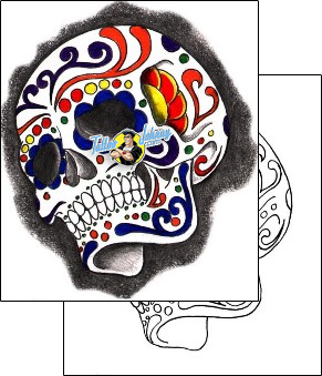 Mexican Tattoo ethnic-mexican-tattoos-bones-bof-00164