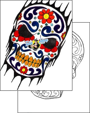 Mexican Tattoo ethnic-mexican-tattoos-bones-bof-00168