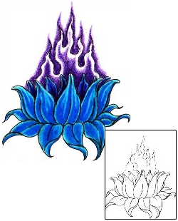 Lotus Tattoo Plant Life tattoo | BOF-00181