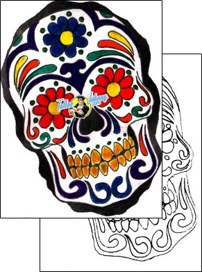 Mexican Tattoo ethnic-mexican-tattoos-bones-bof-00187