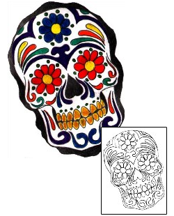 Day of the Dead Tattoo Ethnic tattoo | BOF-00187