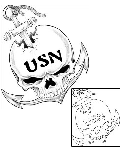 Navy Tattoo Patronage tattoo | BOF-00191