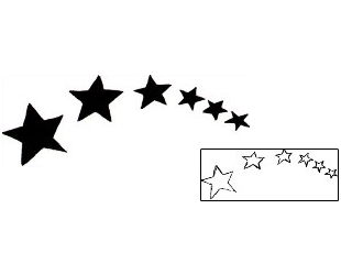 Star Tattoo Astronomy tattoo | BOF-00208