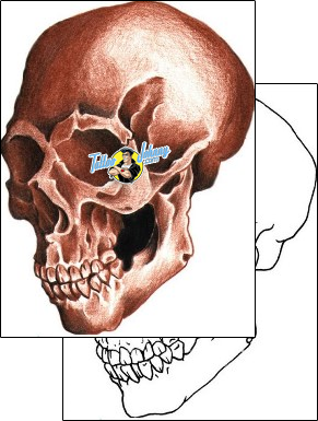 Skull Tattoo horror-skull-tattoos-sam-ingle-bsf-00010