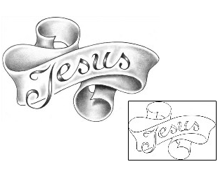 Jesus Tattoo Religious & Spiritual tattoo | BTF-00031