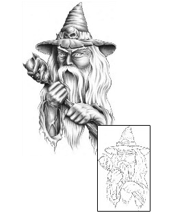 Wizard Tattoo Mythology tattoo | BTF-00036