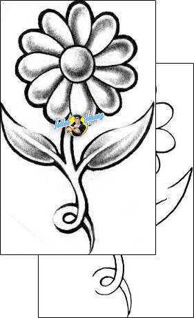 Flower Tattoo plant-life-flowers-tattoos-bob-tyrrell-btf-00065