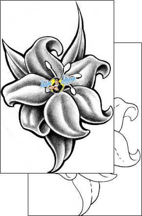 Flower Tattoo plant-life-flowers-tattoos-bob-tyrrell-btf-00070