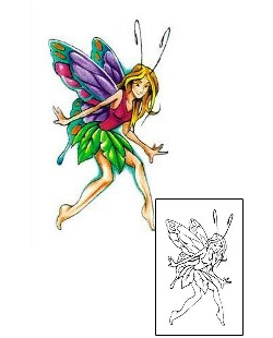 Picture of Careful Fairy Tattoo